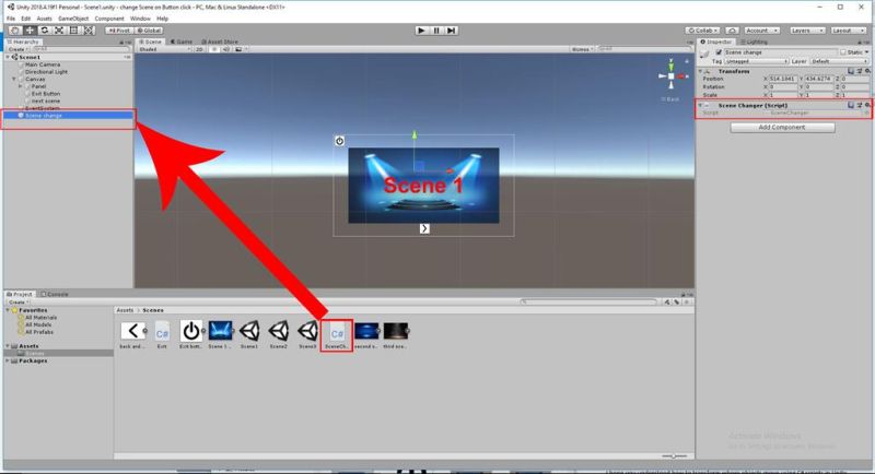 Unity Tutorial How To Change A Scene Using Button Click In Unity - Premium Landscape Background Gallery - 4K